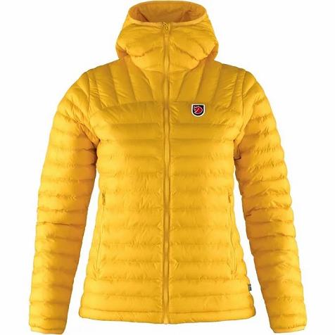 Fjallraven Women Expedition Trekking Jacket Yellow PH237499 Philippines